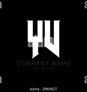 YV Letter Logo Design. Initial letters YV gaming's logo icon for technology companies. Tech letter YV minimal logo design template. YV letter design v Stock Vector