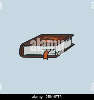 Hand drawing books in vintage engraving style. Drawn sketch of literature. Template for comic books, scrapbooks, sketchbooks, textbooks, notebooks. Ve Stock Vector