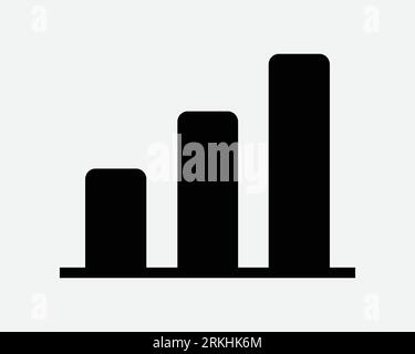 Performance icon, chart, progress, up arrow and gear in black simple design  on an isolated background. EPS 10 vector Stock Vector Image & Art - Alamy