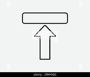 Upload Line Icon Up Load Loading Data Storage Internet Connection Computer Black White Line Shape Vector Clipart Graphic Illustration Sign Symbol Stock Vector