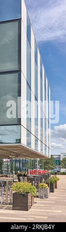 The Qube bar and retaurant at the Cube building in Corby, England. Stock Photo