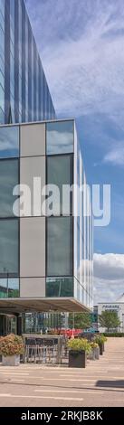 The Qube bar and retaurant at the Cube building in Corby, England. Stock Photo