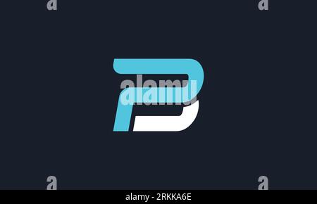 Creative and Minimalist Letter BP PB Logo Design , PB BP Monogram Stock Vector