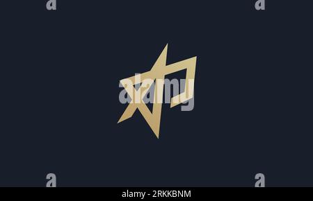 Creative Professional Trendy and Minimal Letter AP Logo Design in flat background Color, Initial Based Alphabet Icon Logo in Editable Vector Format Stock Vector
