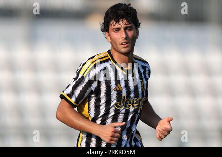 Vercelli, Italy, 13th August 2023. Andrea Valdesi of Juventus during the Pre Season Friendly match at Stadio Silvio Piola, Vercelli. Picture credit should read: Jonathan Moscrop / Sportimage Stock Photo