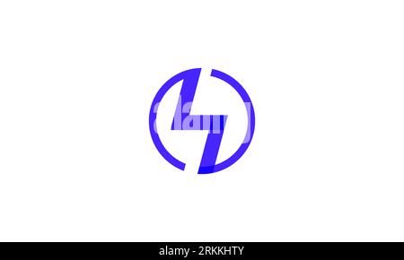 Letter LI logo design . clean and modern LI logo initials Stock Vector