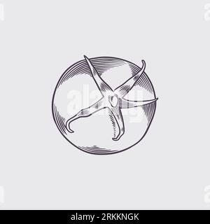 Tomato. Hand drawn ink sketch organic food farm. Stock Vector