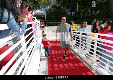 Miami, United States Of America. 25th Aug, 2023. DORAL, FL-AUG 25: Luis Fonsi is seen during Univision “Despierta America” on August 25, 2023 in Doral, Florida. (Photo by Alberto E. Tamargo/Sipa USA) Credit: Sipa USA/Alamy Live News Stock Photo