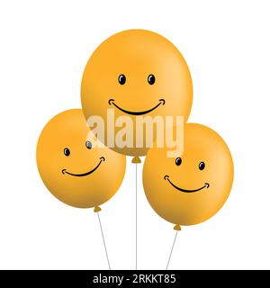 International day of happiness smile day banner. Good mood. Fun concept. Smile icon illustration. Vector background template. Happy smile day poster b Stock Vector