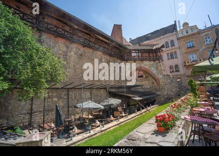 Lviv City Walls - Lviv, Ukraine Stock Photo