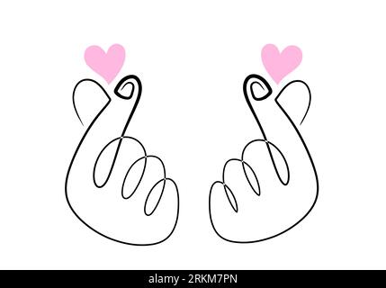 Engraving hand gesture I love you illustration Stock Vector by ©Jolygon  139770504