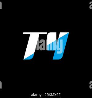 TY logo. T Y design. White TY letter. TY/T Y letter logo design ...