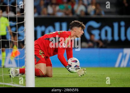 Real Madrid's Goalkeeper Kepa Arrizabalaga Gestures During The Spanish ...