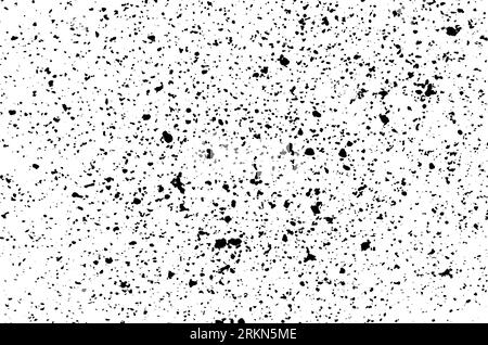 Noise and grain texture, pattern with effect overlay. Grainy dot and dust on paper for a vintage appearance. Flat vector illustrations isolated in Stock Vector