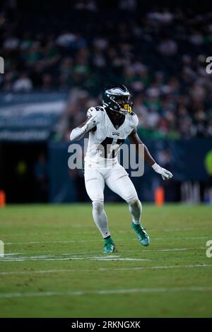 Philadelphia Eagles defensive back K'Von Wallace (42) drops in coverage  during an NFL football game against the Minnesota Vikings on Monday,  September 19, 2022, in Philadelphia. (AP Photo/Matt Patterson Stock Photo -  Alamy