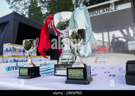 Birmingham, UK. 25th Aug, 2023. Argentina win the IBSA Blind Football World Cup final 2 - 0 on penalties against China at Birmingham University, 25th August, 2023. Credit: Peter Lopeman/Alamy Live News Stock Photo