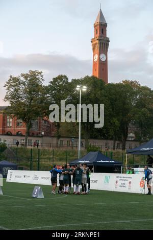 Birmingham, UK. 25th Aug, 2023. Argentina win the IBSA Blind Football World Cup final 2 - 0 on penalties against China at Birmingham University, 25th August, 2023. Credit: Peter Lopeman/Alamy Live News Stock Photo