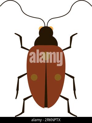 Insect Ladybug Animal Cartoon Colored Clipart Stock Vector Image & Art ...
