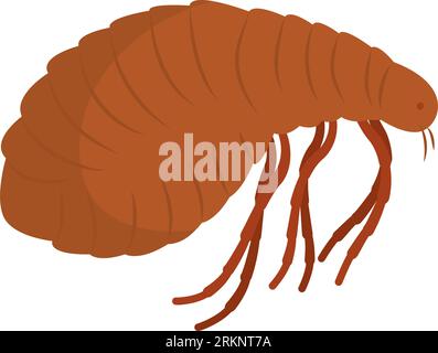 Isolated colored louse insect animal icon Vector Stock Vector