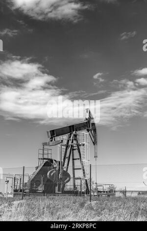 Production of mineral oil on the german island Usedom Stock Photo