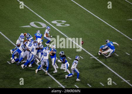 Carolina Panthers place kicker Eddy Pineiro warms up an NFL football game  against the Cleveland Browns on Sunday, Sept. 11, 2022, in Charlotte, N.C.  (AP Photo/Rusty Jones Stock Photo - Alamy