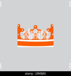Logotype crown vector illustrations in Adobe Illustrator Stock Vector