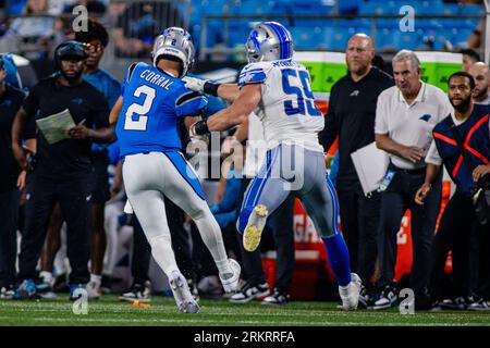 Detroit Lions cornerback Khalil Dorsey (30), defensive tackle Christian  Covington and linebacker Trevor Nowaske (59) during the first half of a  preseason NFL football game against the Jacksonville Jaguars, Saturday,  Aug. 19