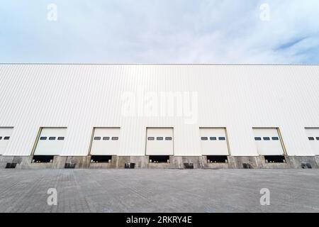 Warehouse gate in a distributed center Stock Photo