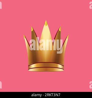 Logotype crown vector illustrations in Adobe Illustrator Stock Vector