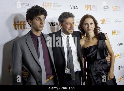 Margaret Mazzantini andPenelope Cruz 'Venuto al Mondo' premiere held at The  Space Cinema Featuring: Margaret Mazzantini andPene Stock Photo - Alamy