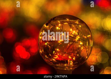 abstract blur bokeh on nature defocus nature art background Stock Photo