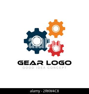 Gear Logo Icon Design Vector Stock Vector
