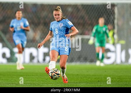 Sydney, Australia, August 20th 2023:  Georgia Stanway (8 England) passes the ball during the FIFA Womens World Cup 2023 Final football match between Spain and England at Stadium Australia in Sydney, Australia.  (Daniela Porcelli / SPP) Stock Photo