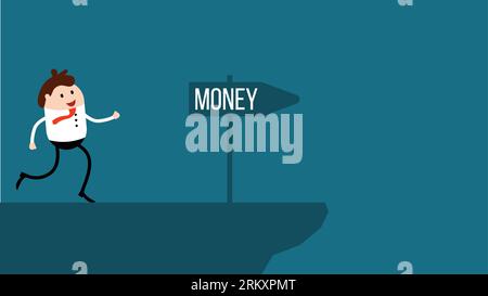 Doing business, success and failure vector art Stock Vector