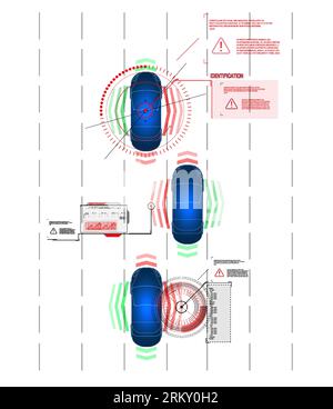 Fingerprint Scanning Technology Concept vector Stock Vector