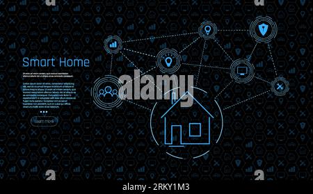 Spider web of network connections with on a futuristic blue background. Connect wireless devices. Vector The building consists of numbers and is conne Stock Vector