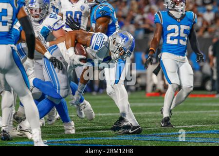 Detroit Lions running back Craig Reynolds (46) rushes against the  Washington Commanders during an NFL football game, Sunday, Sept. 18, 2022,  in Detroit. (AP Photo/Rick Osentoski Stock Photo - Alamy