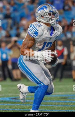 Detroit Lions running back Craig Reynolds (46) rushes against the  Washington Commanders during an NFL football game, Sunday, Sept. 18, 2022,  in Detroit. (AP Photo/Rick Osentoski Stock Photo - Alamy