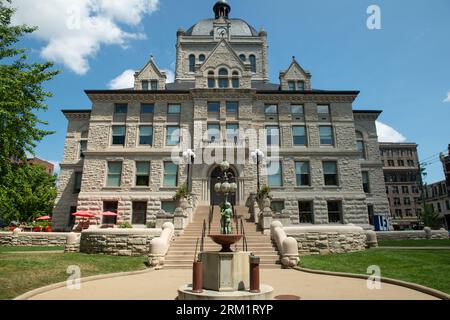 Old Fayette County Courthouse in Lexington Kentucky Stock Photo