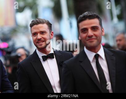 Bildnummer: 59666054  Datum: 19.05.2013  Copyright: imago/Xinhua (130519) -- CANNES, May 19, 2012 (Xinhua) -- US actor Justin Timberlake (L) arrives for the screening of American film Inside Llewyn Davis in competition at the 66th Cannes Film Festival in Cannes, southern France, May 19, 2013. (Xinhua/Gao Jing) FRANCE-CANNES-FILM FESTIVAL-INSIDE LLEWYN DAVIS-PREMIERE PUBLICATIONxNOTxINxCHN People Kultur Entertainment Film 66 Internationale Filmfestspiele Cannes Filmpremiere Premiere xdp x0x 2013 quer premiumd      59666054 Date 19 05 2013 Copyright Imago XINHUA  Cannes May 19 2012 XINHUA U.S. A Stock Photo