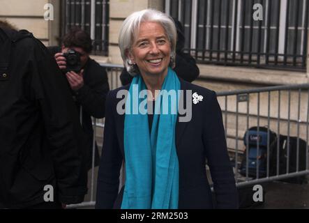Bildnummer: 59698157  Datum: 22.05.2013  Copyright: imago/Xinhua International Monetary Fund (IMF) chief Christine Lagarde leaves the Court of Justice of the Republic in Paris, France, May 22, 2013. Lagarde is named as assisted witness on May 24 in a probe into an alleged corruption relating to a controversial arbitration of the Tapie case after a two-day hearing at a French court in Paris. (Xinhua/Etienne Laurent) (dzl) FRANCE-PARIS-TAPIE PROBE-IMF-CHRISTINE LAGARDE PUBLICATIONxNOTxINxCHN People Politik Porträt Wirtschaft IWF xdp x0x 2013 quer premiumd     59698157 Date 22 05 2013 Copyright I Stock Photo