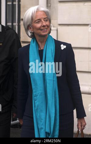 Bildnummer: 59698158  Datum: 22.05.2013  Copyright: imago/Xinhua International Monetary Fund (IMF) chief Christine Lagarde leaves the Court of Justice of the Republic in Paris, France, May 22, 2013. Lagarde is named as assisted witness on May 24 in a probe into an alleged corruption relating to a controversial arbitration of the Tapie case after a two-day hearing at a French court in Paris. (Xinhua/Etienne Laurent) (dzl) FRANCE-PARIS-TAPIE PROBE-IMF-CHRISTINE LAGARDE PUBLICATIONxNOTxINxCHN People Politik Porträt Wirtschaft IWF xdp x0x 2013 hoch premiumd     59698158 Date 22 05 2013 Copyright I Stock Photo