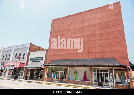 Statesboro Georgia,outside exterior,building front entrance,store shop ...