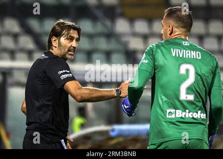 February 3, 2023, Modena, Italy: Modena, Italy, Alberto Braglia stadium,  February 03, 2023, Shady Oukhadda (Modena during Modena FC vs Cagliari  Calcio - Italian soccer Serie B match. (Credit Image: © Luca