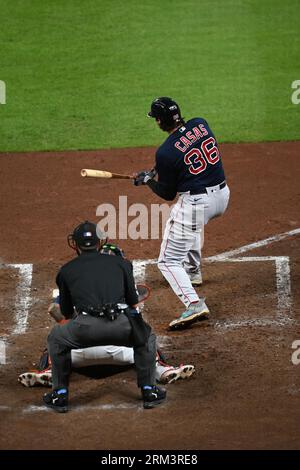 This is a 2023 photo of first baseman Triston Casas of the Red Sox baseball  team. This image reflects the Red Sox active roster as of Tuesday, Feb. 21,  2023, in Fort