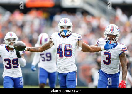 Buffalo Bills cornerback Ja'Marcus Ingram (46) covers a kick