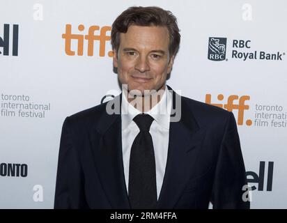 Bildnummer: 60449710  Datum: 08.09.2013  Copyright: imago/Xinhua (130909) -- TORONTO, Sept. 8, 2013 (Xinhua) -- Actor Colin Firth attends the world premiere of the film The Devil s Knot during the 38th Toronto International Film Festival in Toronto, Canada, Sept. 8, 2013.(Xinhua/Zou Zheng) PUBLICATIONxNOTxINxCHN People Entertainment Film xcb x0x 2013 quer premiumd     60449710 Date 08 09 2013 Copyright Imago XINHUA  Toronto Sept 8 2013 XINHUA Actor Colin Firth Attends The World Premiere of The Film The Devil S Knot during The 38th Toronto International Film Festival in Toronto Canada Sept 8 20 Stock Photo