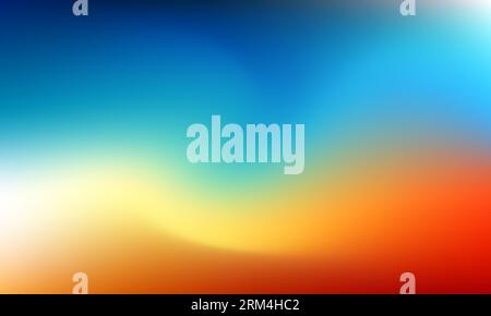 Glowing mesh colorful gradient background design with smooth texture. eps 10 vector. Stock Vector