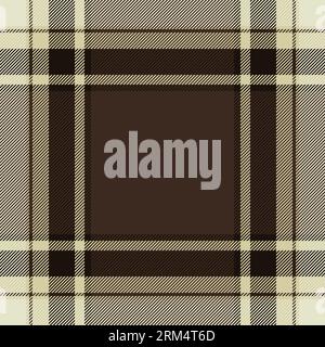 Plaid vector background of pattern check tartan with a texture seamless textile fabric in light and dark colors. Stock Vector