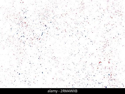 Abstract background with splashes of paint in cheerful colors, splashed three-color inks. Fun, naif stencil texture. Real paint jet, splashed with spr Stock Vector